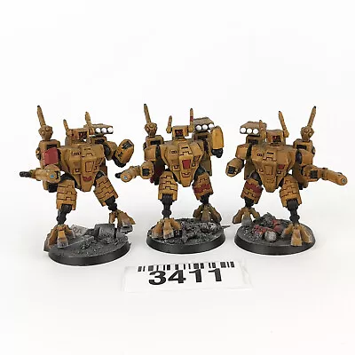 Games Workshop Warhammer 40000 Tau Empire XV8 Crisis Battlesuit Team • £37.50