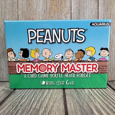Peanuts Memory Master: A Card Game You'll Never Forget Snoopy New Sealed 2021 • $9.95