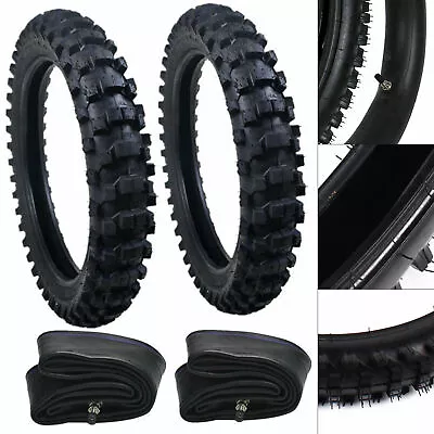 $114.95 • Buy 19  Front & 16  Rear Wheel&Tube Tire Set For Honda CR85R CRF150F Kawasaki KX100❕