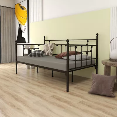 Metal Platform Daybed Frame - Twin Size With Steel Slats Home Bedroom Furniture • $97.61