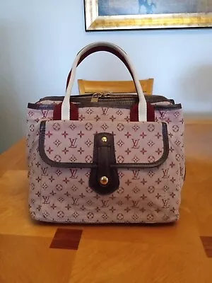Authentic Louis Vuitton Mini Lin Sac Marie Kate Hand Bag • $127.55