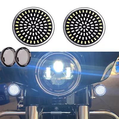 Motorcycle 2  1157 Turn Signals Blinker Light LED SMD Bulb For Harley Davidson • $19.99