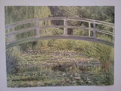 Claude Monet The Water-Lily Pond Print • Masterpiece World's Greatest Paintings • $10