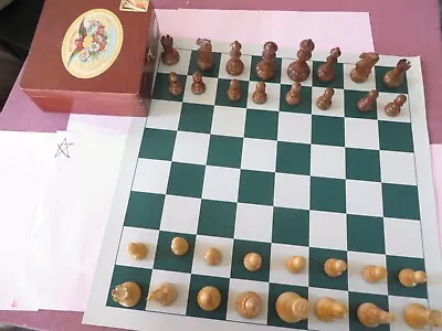 Vintage Allan Troy Chess Set-Drueke-style UNWEIGHTED Set 2/3 The Queen's Gambit • £249.97