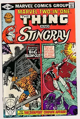 Marvel Two-In-One (Marvel 1974 Series) #64 NM Thing And Stingray • $13.49