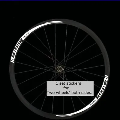 HOPE Mountain Bike Bicycle Wheel Rim Reflective Stickers For MTB DH Race Decals • $15.99