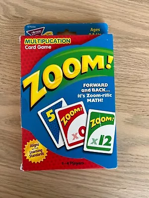 Trend Zoom Multiplication Math Card Game Ages 9 And Up T76304 Math Fact Practice • $12.99