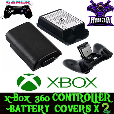 2x Back Battery Holder Pack Shell Cover For Xbox 360 Wireless Controller UK • £2.97