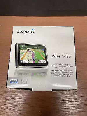 GARMIN NUVI 1450 GPS 5.0  TOUCHSCREEN AUTO Original Box Accessories Booklets • $19.95