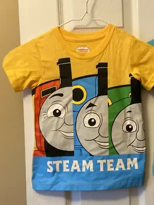 NWT! THOMAS THE TANK ENGINE  Steam Team  SHIRT ~ Size 4T ~ Multiple Quantities! • $12.99