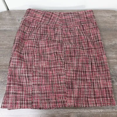 The Limited Red Plaid Pencil Straight Skirt Womens Size 4 • $7.69