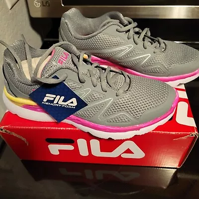 FILA Memory Panorama Athletic Sneaker Women's Size 11 M Gray NIB • $24.99