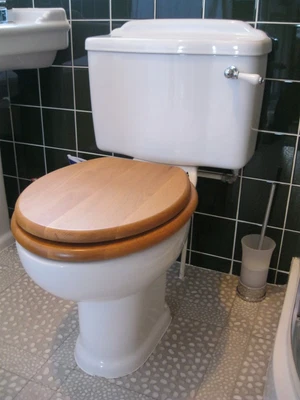 £40 • Buy Ideal Standard Traditional Toilet & Cistern With Roper Rhodes Toilet Seat