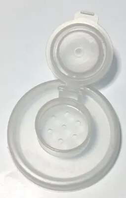 Tupperware NEW VINTAGE Salt Or Pepper SHAKER SEAL WITH FLIP TOP (LID ONLY) • $32