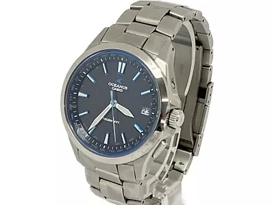 Casio Oceanus OCW-S100-1AJF Solar Radio Men's Watch Working [Very Good] • $222.99