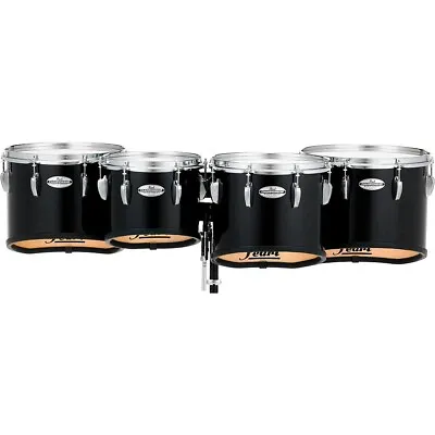 Pearl Championship Maple Marching Tenor Drums Quad Sonic Cut 10 In. Midnght Blk • $1299.99