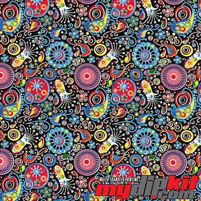 Hydrographic Film Hydrographic  Hydro Dip Crazy Paisley DD-950 • $18.99