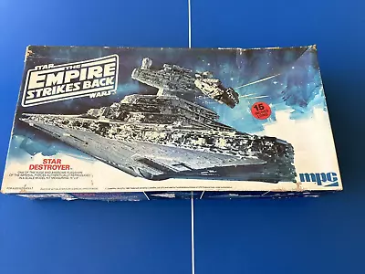 Star Wars Empire Strikes Back Star Destroyer Mpc ERTL 1989 Model Kit NEW SEALED • $89