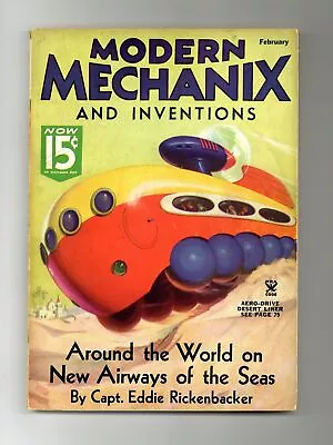 Modern Mechanix Hobbies And Inventions Vol. 13 #4 VG+ 4.5 1935 • $41