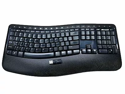 Microsoft Wireless Comfort Keyboard 5000 W/ Dongle Tested Clean Free Shipping • $26.24