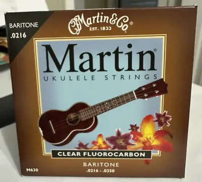 Martin M630 UKLELE Strings Clear Fluorocarbon Baritone • $6.99