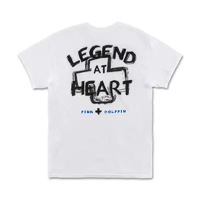 White Pink Dolphin Legend At Heart Tee • $21