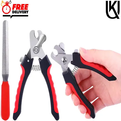 Pet Nail Clippers Cat Dog Rabbit Sheep Animal Claw Trimmer Grooming Large Small • £3.17