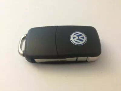 New Vw Volkswagen Flip Key  Fob Shell Replacement Case Kit Jetta Beetle Passat • $16.88