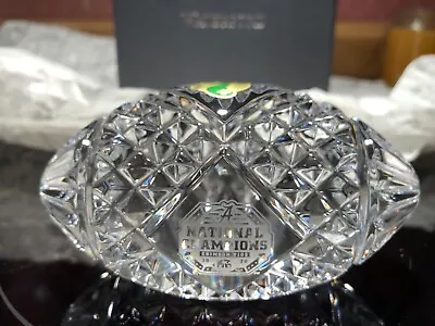 Alabama Crimson Tide 2020 National Championship Waterford Crystal Football Saban • $399.98