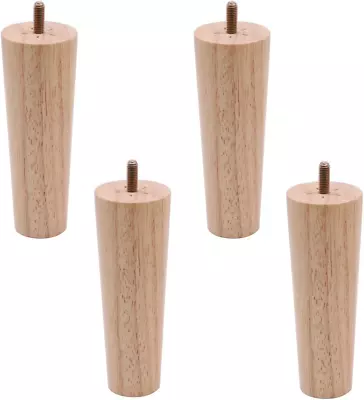 Wood Furniture Legs 6 Inches Wood Legs Mid Century Sofa Legs Set Of 4PCS Replac • $16.88