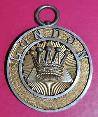 Past London Grand Chapter Rank Masonic Collar Jewel Royal Arch Silver Hallmark • £50