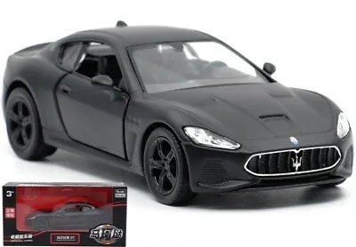 1:36 BLACK Maserati Granturismo GT MC Car Vehicle Pull Back Collection Diecast • $21.95