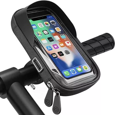 Waterproof Motorcycle Bike Cycling Handlebar Mount Holder Cell Phone Case Bag • $9.99