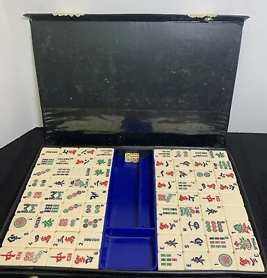 Travel Mahjong White Acrylic Ma Jong Chunky Tiles 144 Piece *AS PICTURED* READ! • $99.99