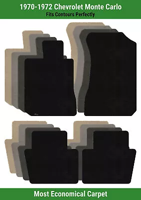 Lloyd Velourtex Front & Rear Row Carpet Mats For '70-72 Chevrolet Monte Carlo  • $135.99