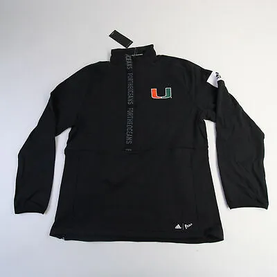Miami Hurricanes Adidas Parley For The Oceans Jacket Women's Black New • $16.50