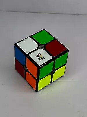 YuXin Little Magic 2x2 Stickered Rubix Cube 2 X2 X2  Hardly Used • $9.99