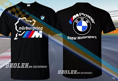 New Bmw M Power Motorsport Team Racing Car Sport T-shirt Funny Usa All Size • $26.99