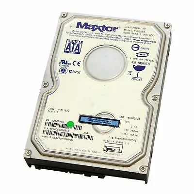 Maxtor DiamondMax 6V080E0 80GB 3.5  SATA Hard Drive -  • £10.49