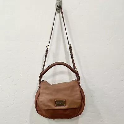 Marc By Marc Jacobs Classic Q Lil Ukita Brown Leather Shoulder Bag • $100