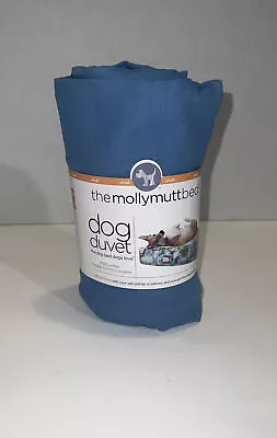 The MollyMutt Bed- Dog Duvet Cover- *Small- 22 X27 X5 - Dark Sky Blue- NWT- :) • $20.59