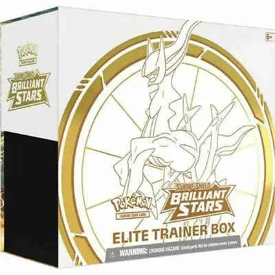 Pokemon Sword & Shield Brilliant Stars Sealed Elite Trainer Box  • $39.99