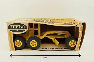 Vintage 1970's Tonka Truck Grader No. 2510 Nm With Box • $225