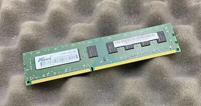 4GB ASint SLA302G08-GGNNG PC3-12800U 1600MHz 2Rx8 DDR3 Computer Memory RAM • £7.99