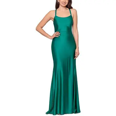 Xscape Womens Satin Maxi Sleeveless Evening Dress Gown BHFO 6006 • $46.99