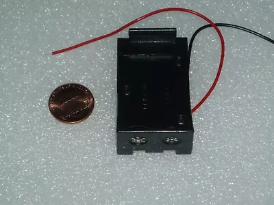 Battery Holder 1 X 9V Cell  Box W/Connecting  Wires Total = 9 VDC • $4.90