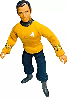 Vintage MEGO 1974 CAPTAIN KIRK Action Figure STAR TREK ALL ORIGINAL 8  MEGO NICE • $23.98