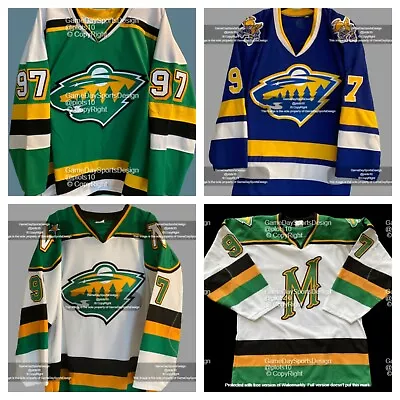 Minnesota Wild Jersey / North Stars / Saints Hockey Concept - Kaprizov & More • $200