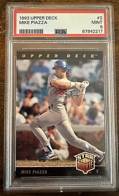 1993 Upper Deck - Gold Hologram #2 Mike Piazza PSA 9 ROOKIE CARD • $15