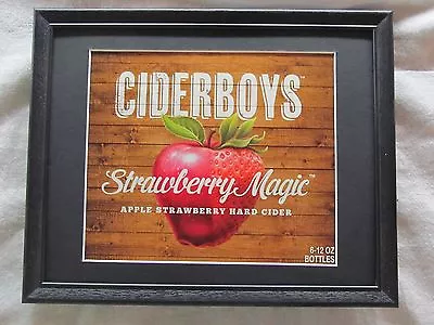 Ciderboys Strawberry Magic  Beer Sign   #1240 • $16.99